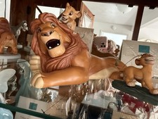 WDCC The Lion King Mufasa & Simba w/ Original box and COA