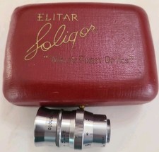 Soligor Elitar 1.5" Inch f/3.2 Vintage 8mm Screw Mount Telephoto Camera Lens