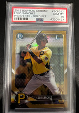 2018 Bowman Chrome 1st Gold Refractor /50 PSA 10 GEM MT