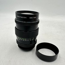 Pentacon Vintage Prime Lens 15-blade 135mm f/2.8 M42 Screw Mount