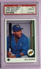 1989 Upper Deck - Gary Sheffield #13 Star Rookie (RC) PSA 10 Gem Mint