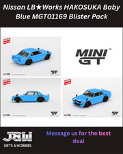 Mini GT Nissan LB Works HAKOSUKA Baby Blue #1169 1/64