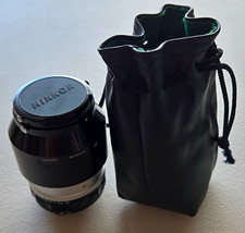 Vintage Nippon Kogaku Nikkor-Q Auto 135mm f/3.5 Lens Pre-AI F-Mount Case 876062