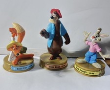 Disney 2002 McDonald's Toys-RARE Brer Bear, Fox, & Rabbit-3 pc Set