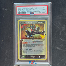 Pokemon 2021 SWSH Promo Cards Greninja Star SWSH144 Holo PSA 9