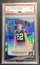 2017 Panini Donruss Optic  #168 Christian McCaffrey Holo PSA Mint 9