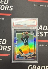 2023 Panini Optic Jayden Reed Holo PSA 9 Rated Rookie Card 239 Green Bay Packers