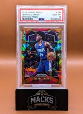 Terance Mann 2019 Panini  #296 Orange Prizm Rookie RC PSA 10