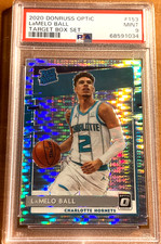 2020-21 Panini Donruss Optic LaMelo Ball RC Target Box Set Pulsar Prizm PSA 9