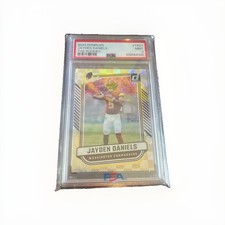 2024 Panini Donruss The Rookies Jayden Daniels TR-37 RC PSA 9 Commanders
