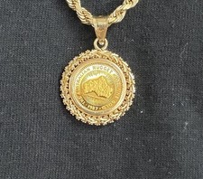 Gold 1/10 Oz 1987 Alsatian Gold Nugget Proof
