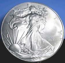 U.S. Mint 2026 American Silver Eagle $1 1 oz Silver Business Uncertified