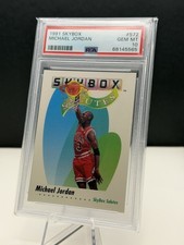 1991 Skybox Michael Jordan #572 PSA 10 Chicago Bulls Skybox Salutes