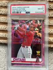 2019 Topps Chrome - Shohei Ohtani #1 Pink Refractor PSA