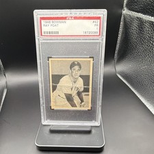 Bowman 1948 Ray Poat #42 New York Giants RC PSA 1 Graded Baseball Card