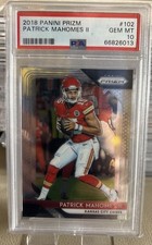 2018 Panini Prizm Patrick Mahomes II #102 PSA 10 Chiefs GEM MINT