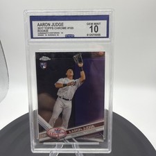 2017 Topps Chrome Aaron Judge RC #169 CCG 10 PSA Crossover😍😍🔥🔥