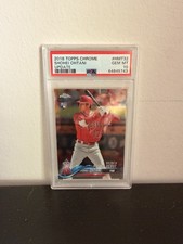 2018 Topps Chrome Update - Rookie Debut Shohei Ohtani #HMT32 (RC) PSA 10