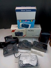 VTG NOS Lot x4 35mm Film Cameras-All Sealed-All New Old Stock in boxes
