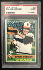 1976 TOPPS #95 BROOKS ROBINSON ORIOLES HOF PSA 9