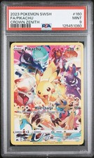 Pikachu 160/159 Pokemon Crown Zenith Secret Rare PSA 9