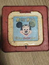 VTG Mattel 1958 Mickey Mouse in Tin Box Disney Toy Music Box Not Working