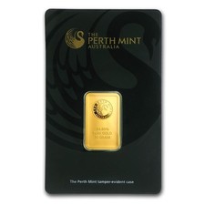 The Perth Mint 10 gram Gold Bar - 99.99 Fine in Assay Tamper-Evident Case
