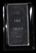 Generic 1oz .999 Fine Silver Bar