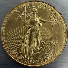 United States Mint 2010 American Gold Eagle $50 1 oz Gold .9167 Business Uncert