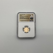 2016 $5 American Gold Eagle NGC MS70 1/10 oz Gold 30th Anniversary Label