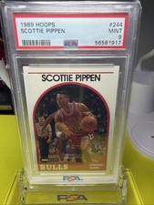 1989 Hoops Scottie Pippen #244 Psa 9