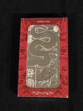 PAMP Good Luck Yellow Dragon 10 oz .999 Fine Silver Bar w/ Original Packaging