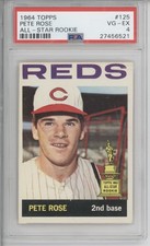 1964 Topps #125 Pete Rose PSA 4 Cincinnati Reds Baseball Card