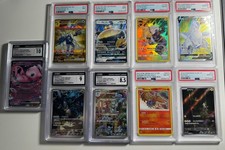Pokémon TCG Graded Slab 9-Card Holo Lot
