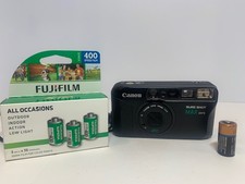 Canon Sure Shot Max Date 35mm Film Camera 38mm f/3.5 Lens Point Shoot + Film
