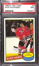1980 O-Pee-Chee #78 Dave Hutchinson PSA 9 Mint 15006916 