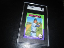 1975 Topps Mini George Brett Rookie #228 SGC 4 Royals Sharp Bright Not PSA BVG