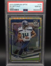 2023 Donruss Optic DK Metcalf Flex /149 PSA 10 #175 Steelers Seahawks
