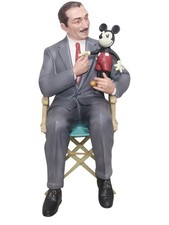 Disney WDCC Walt Disney Holding Mickey Mouse Figurine w/ Box 8"