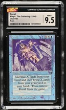 Recall MTG Legends English CGC Graded Magic Card VINTAGE RARE bgs psa