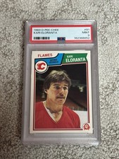 1983 O-PEE-CHEE OPC HOCKEY CARD PSA 9 KARI ELORANTA CALGARY FLAMES