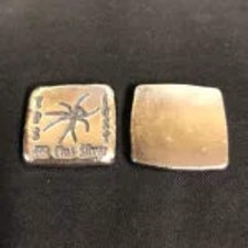 1 oz Spider Bar 999+ Fine Silver Bullion by Yeager's Poured Silver - YPS