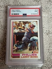 PSA 9 BASEBALL CARD 1982 TOPPS LARRY BOWA PHILADELPHIA PHILLIES