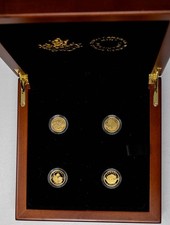 2014 Canada $5 O Canada Series 4-Coin Gold Set 1/10oz .9999 Each DC-7333