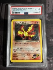 2000 Pokemon Gym Heroes Rocket's Moltres #12 NM-MT PSA 8 Pokemon PSA