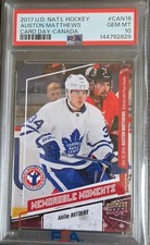 2017 UD- Auston Matthews- Nat'l Hockey Card Day- Canada PSA 10 RC Leafs #CAN16