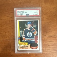 1980-81 Topps - All-Star Wayne Gretzky #87 Edmonton Oilers PSA 6