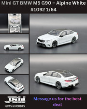 Mini GT BMW M5 G90 – Alpine White #1092 1/64