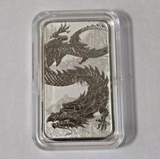 2023 Rectangular Dragon 1 oz Silver Bullion Coin *BU* from The Perth Mint