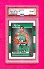 2017 Panini Donruss The Rookies #3 Jayson Tatum RC PSA 10 Gem Mint Rookie -READ-